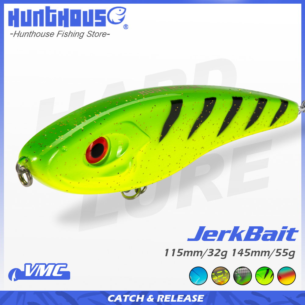 Hunting Quotes - เหยื่อปลอม Hunthouse Jerkbait Musky Buster Pike