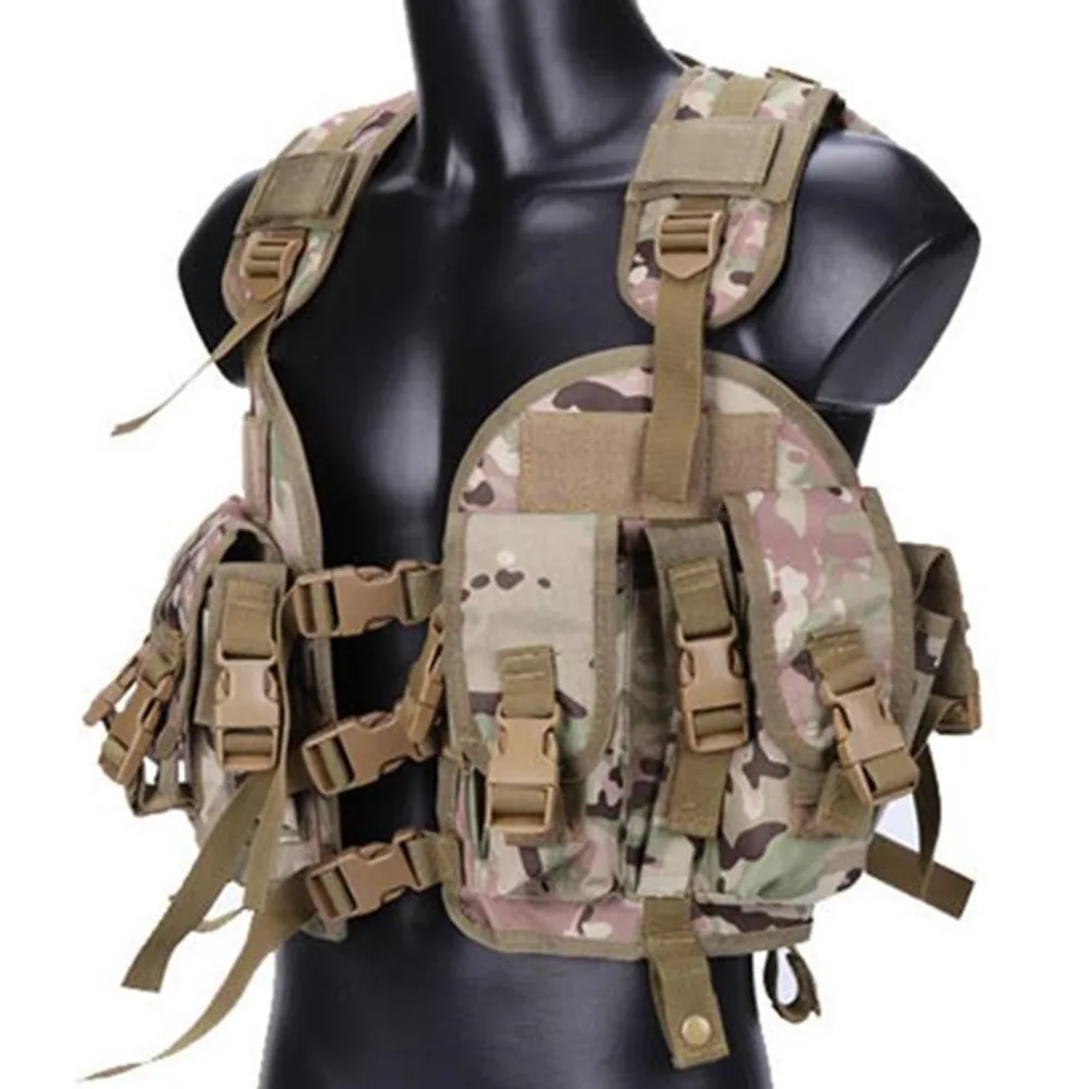 Men'S Outdoor Hunting Jacket - เสื้อแจ็คเก็ตทหารคุณภาพสูง เสื้อกั๊กยุทธวิธีสำหรับการล่าสัตว์ ชุดเครื่องแบบป้องกันตัว กระเป๋าใส่น้ำ ชุดป้องกันสำหรับผู้ชาย