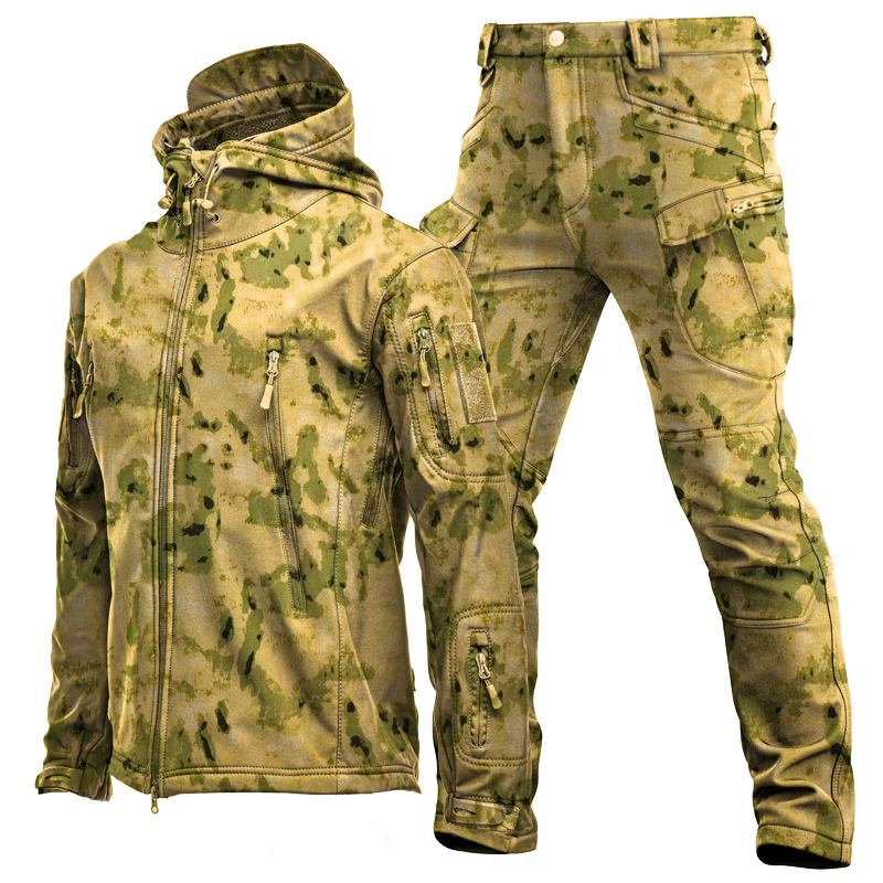 ชุดเสื้อผ้าล่าสัตว์ เดินป่า ตก - Men'S Outdoor Hunting Jacket บทวิจารณ์และราคา