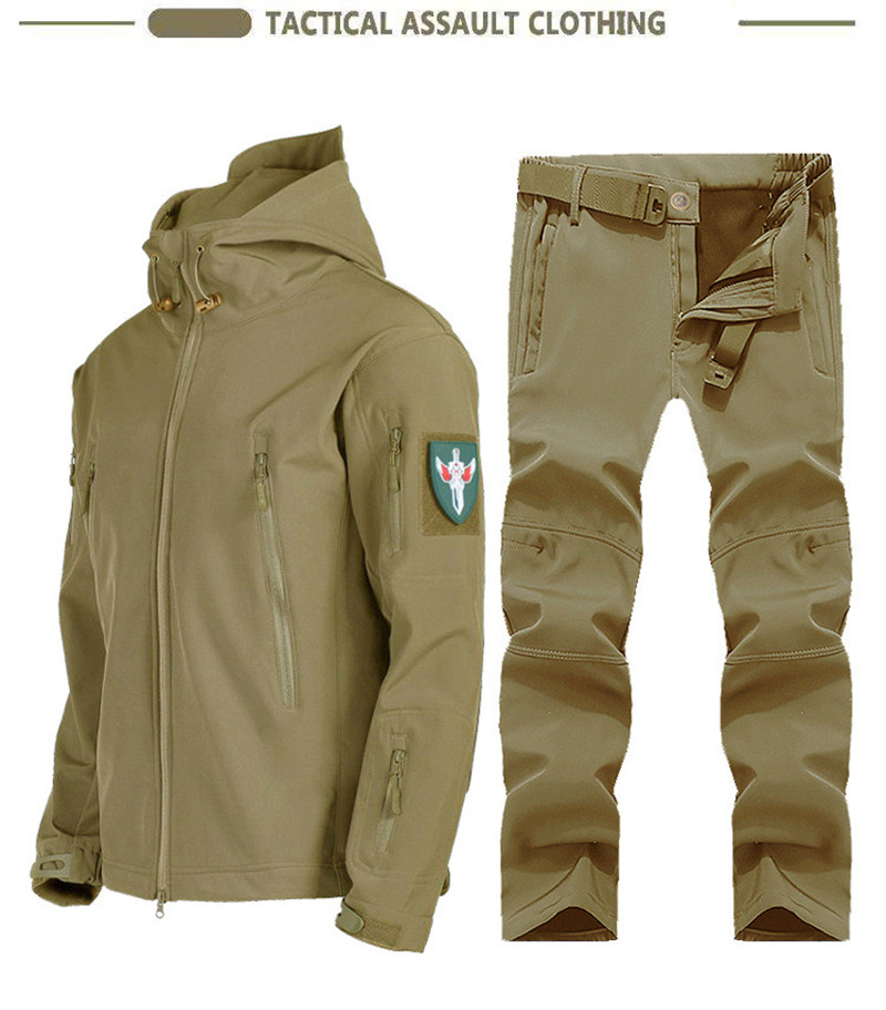 เสื้อแจ็คเก็ตแทคติคอลแบบซอฟต์เ - Men'S Outdoor Hunting Jacket บทวิจารณ์และราคา