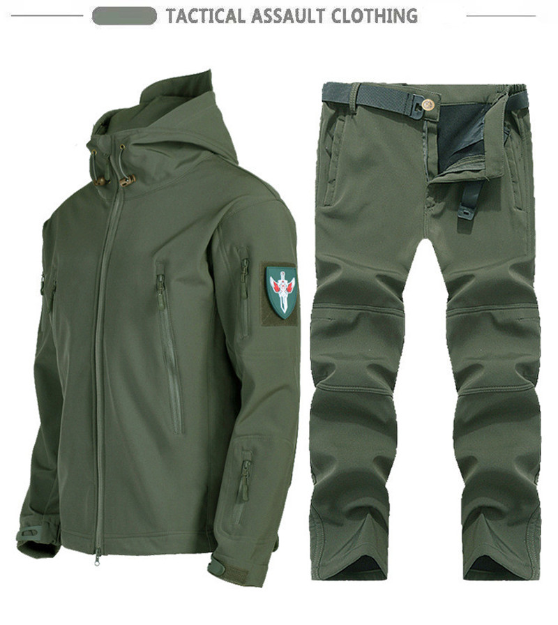 เสื้อแจ็คเก็ตแทคติคอลแบบซอฟต์เ - Men'S Outdoor Hunting Jacket บทวิจารณ์และราคา