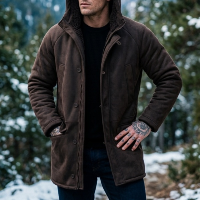เสื้อแจ็คเก็ตฤดูหนาวบุขนเทียมม - Men'S Outdoor Hunting Jacket บทวิจารณ์และราคา