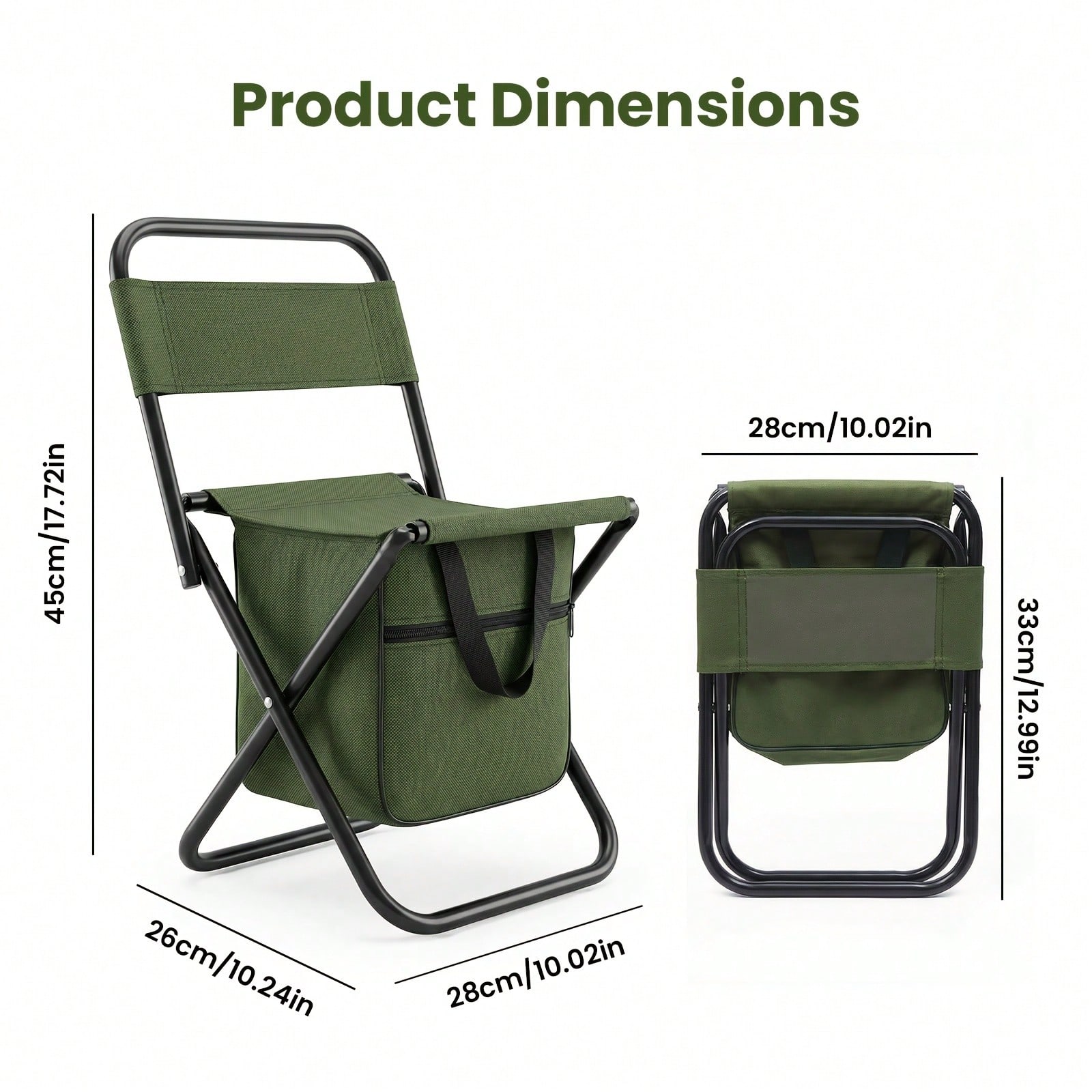 เก้าอี้พับอเนกประสงค์แบบพกพา S - Hunting Fishing Outdoor บทวิจารณ์และราคา
