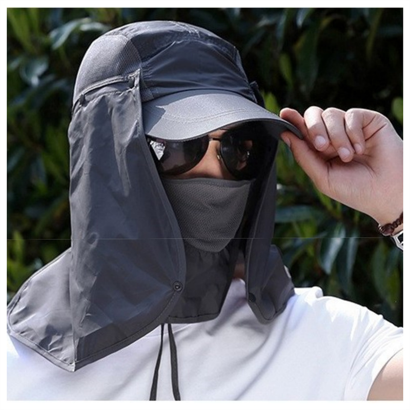หมวกบังแดดกลางแจ้งป้องกันรังสี - Mens Outdoor Hunting Hats บทวิจารณ์และราคา