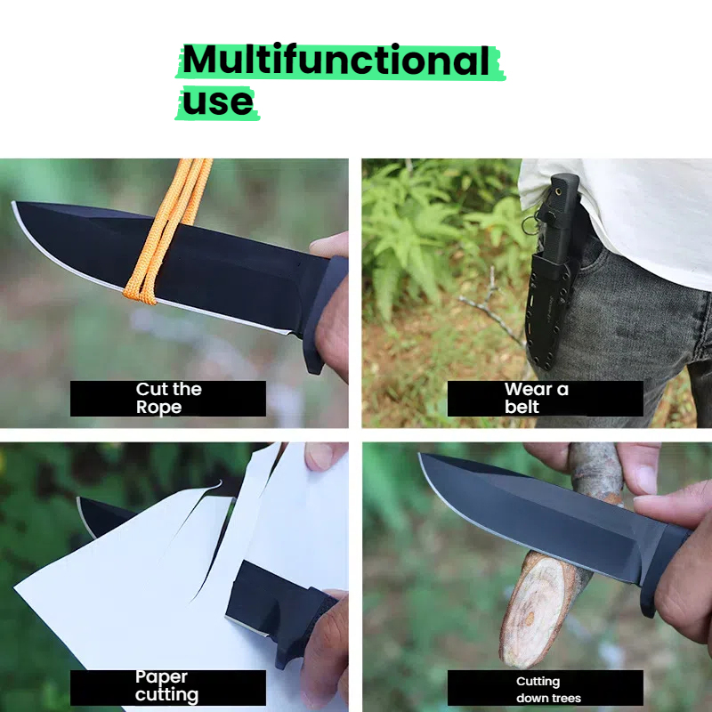 มีดพกพาสำหรับตั้งแคมป์แบบใบมีด - Hunting Outdoor Edge Knives บทวิจารณ์และราคา