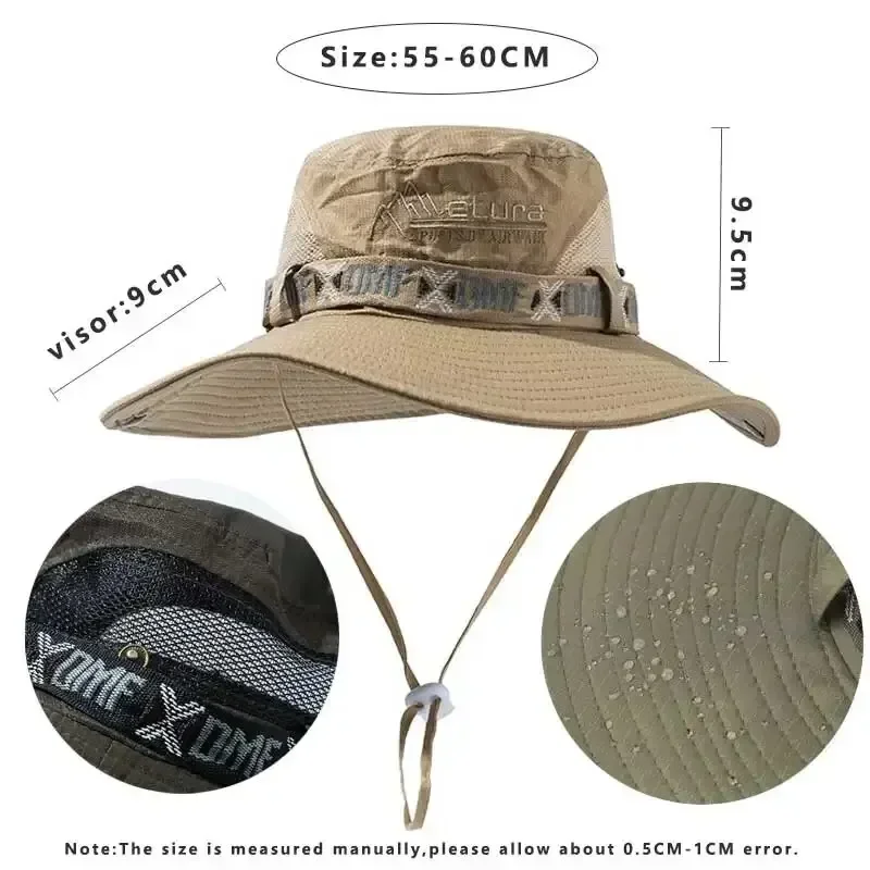 ฤดูร้อนผู้ชายหมวกกลางแจ้ง UV ป - Hunting Outdoor Hats บทวิจารณ์และราคา
