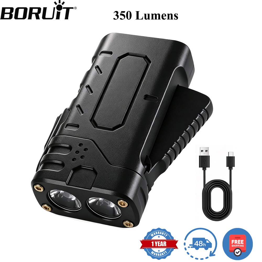 BORUIiT ไฟฉาย LED แบบหมุนมือ E - Hunting Fishing Outdoor บทวิจารณ์และราคา