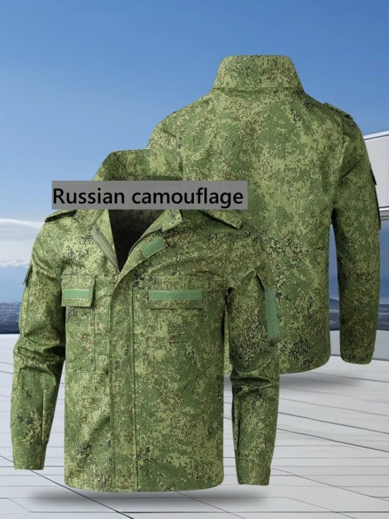 ชุดลายพรางรัสเซีย ชุดยุทธวิธี  - Men'S Outdoor Hunting Jacket บทวิจารณ์และราคา