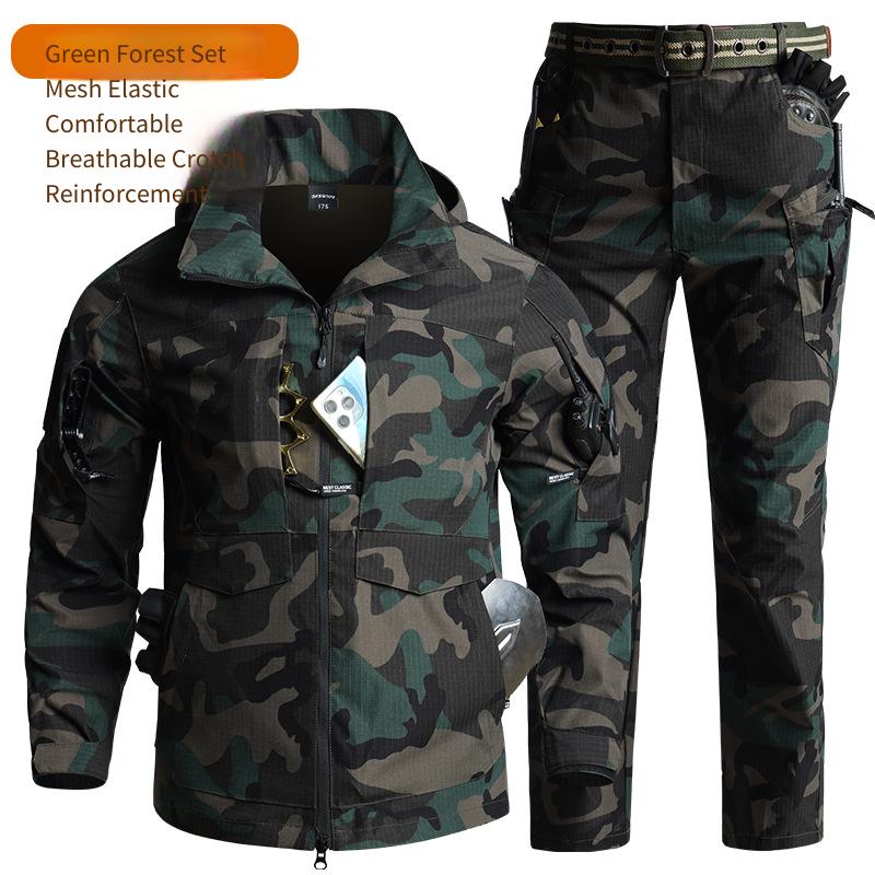 ชุดอุปกรณ์ยุทธวิธีลายพรางสำหรั - Men'S Outdoor Hunting Jacket บทวิจารณ์และราคา