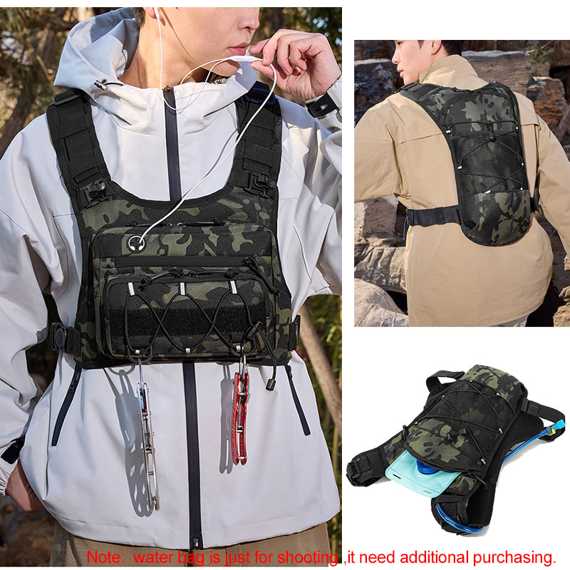 กระเป๋าสะพายหน้าอกแบบยุทธวิธี  - Men'S Outdoor Hunting Jacket บทวิจารณ์และราคา