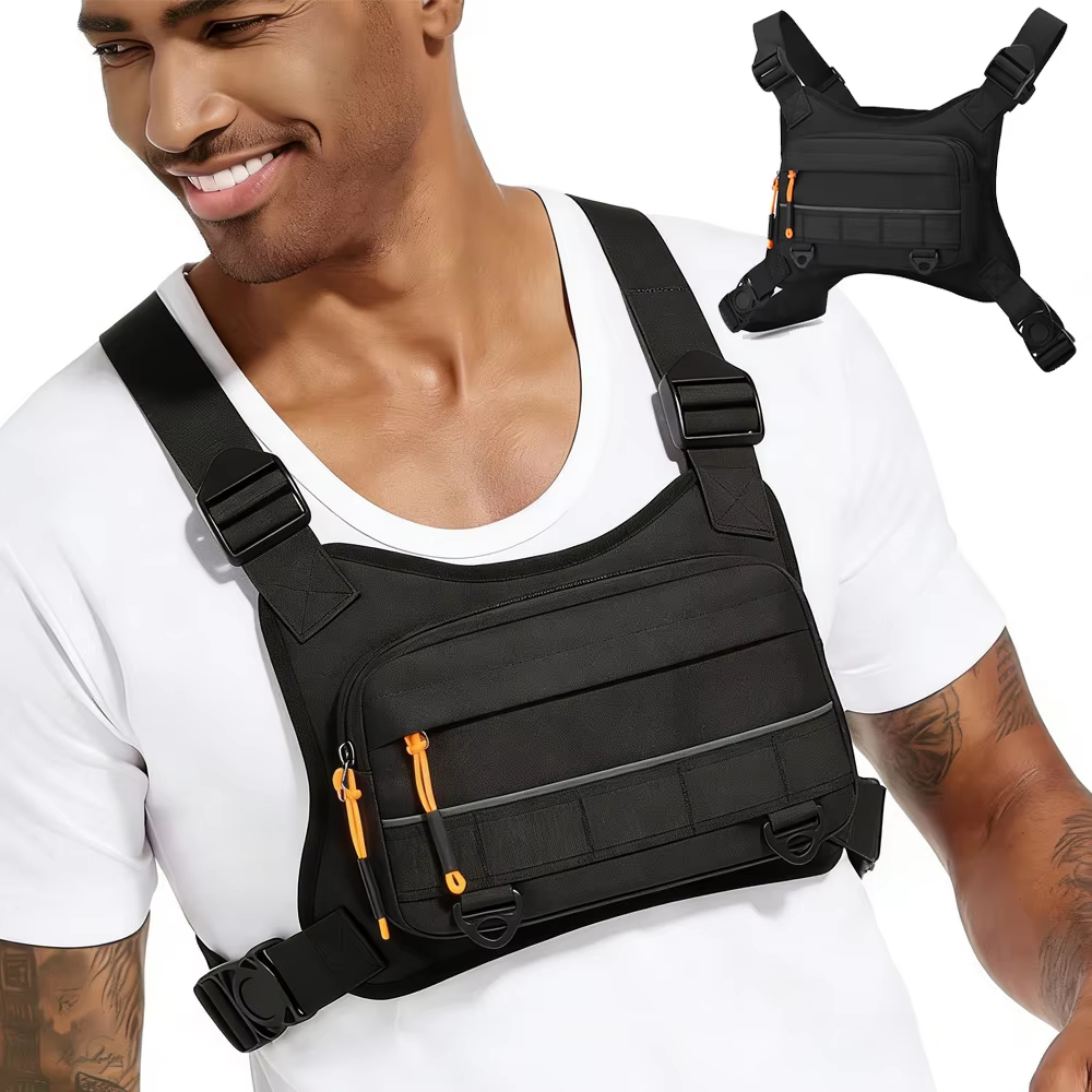 เสื้อกั๊กสะพายหน้าสำหรับปั่นจั - Hunting Fishing Outdoor บทวิจารณ์และราคา