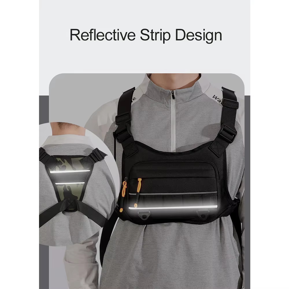 เสื้อกั๊กสะพายหน้าสำหรับปั่นจั - Hunting Fishing Outdoor บทวิจารณ์และราคา