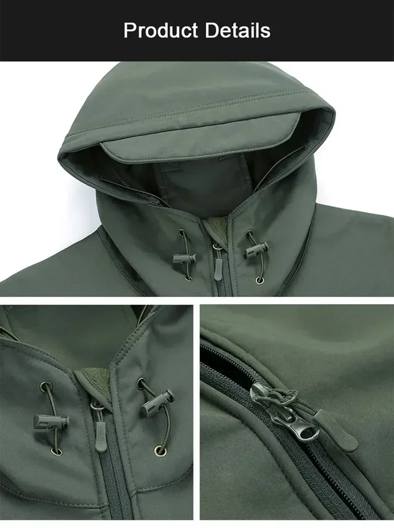5XL 6XL CP Camouflage Soft She - Men'S Outdoor Hunting Jacket บทวิจารณ์และราคา